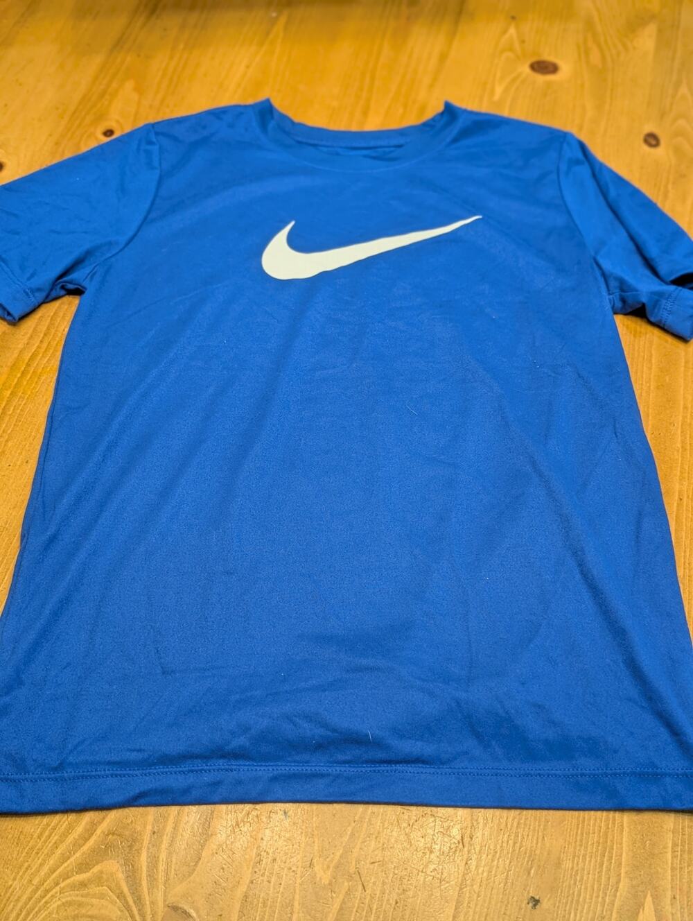 Nike S/S Unisex Dri-Fit Tee, Royal Blue, Youth Large 12/13, EGU/LN